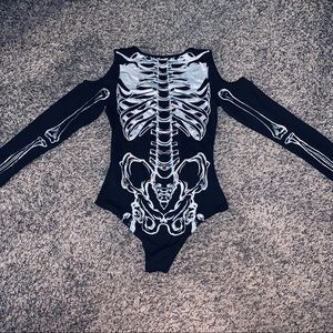 NWOT Skeleton Bodysuit